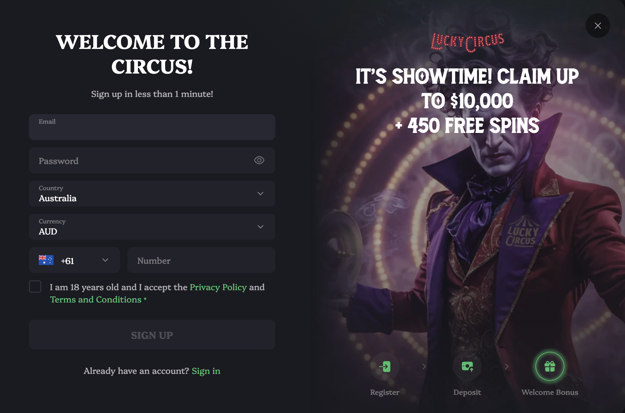 activeer LuckyHills Casino verjaardagsbonus promotiebanner